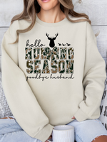 Load image into Gallery viewer, Hello Hunting Season Hoodie or Crew
