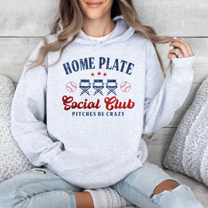 Home Plate Social Club Tee, Crew, or Hoodie