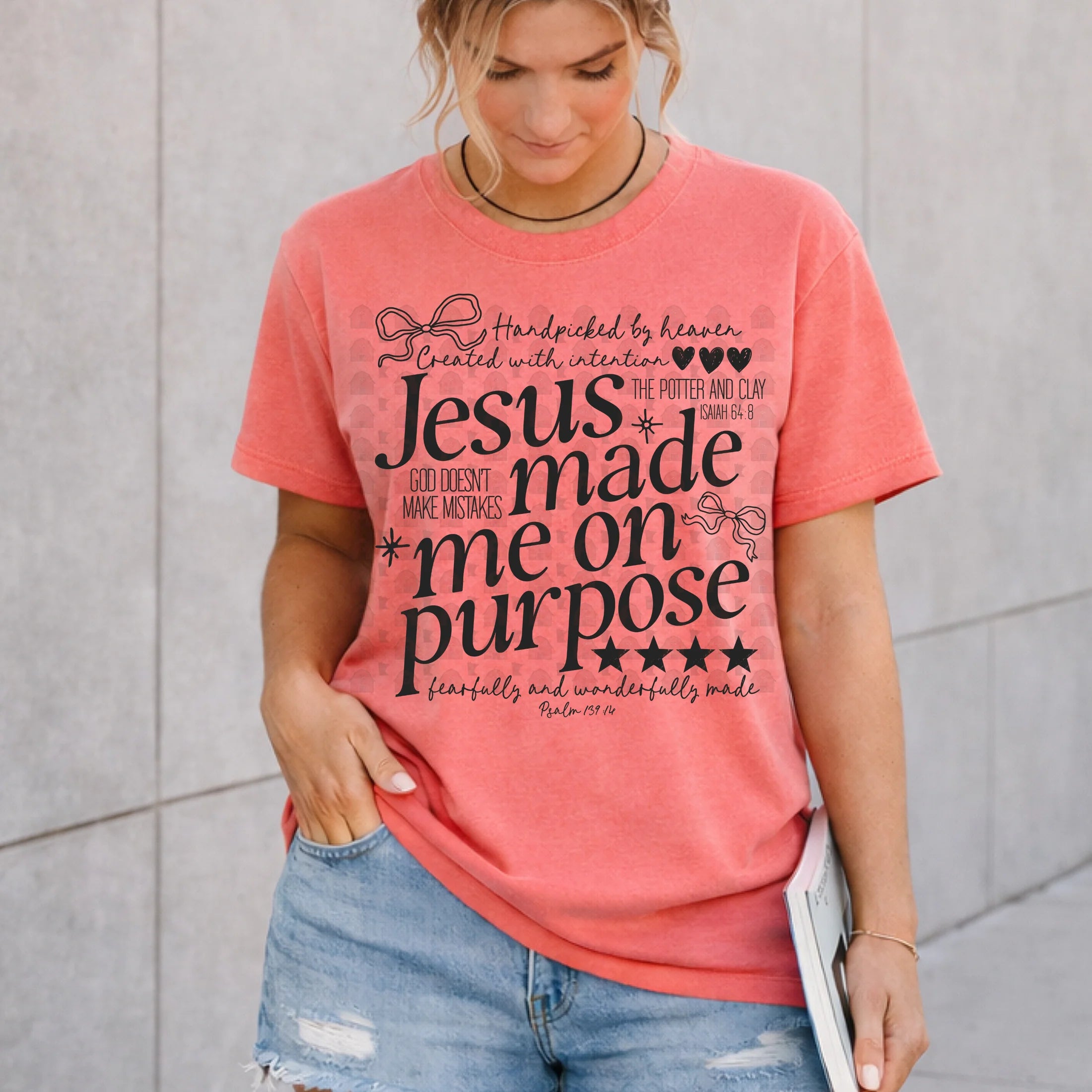Jesus Made Me On Purpose Tee
