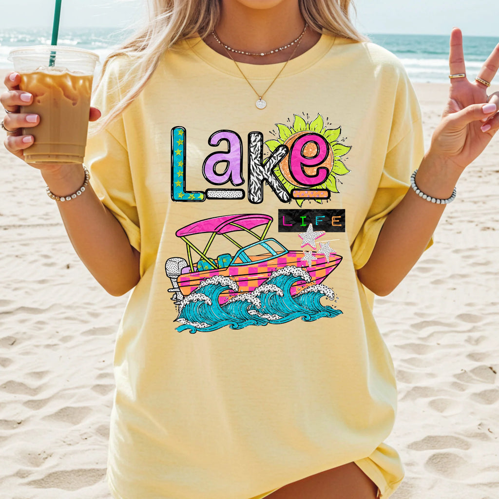 Boat Lake Life Tee