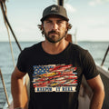 Flag Keepin It Reel Tee
