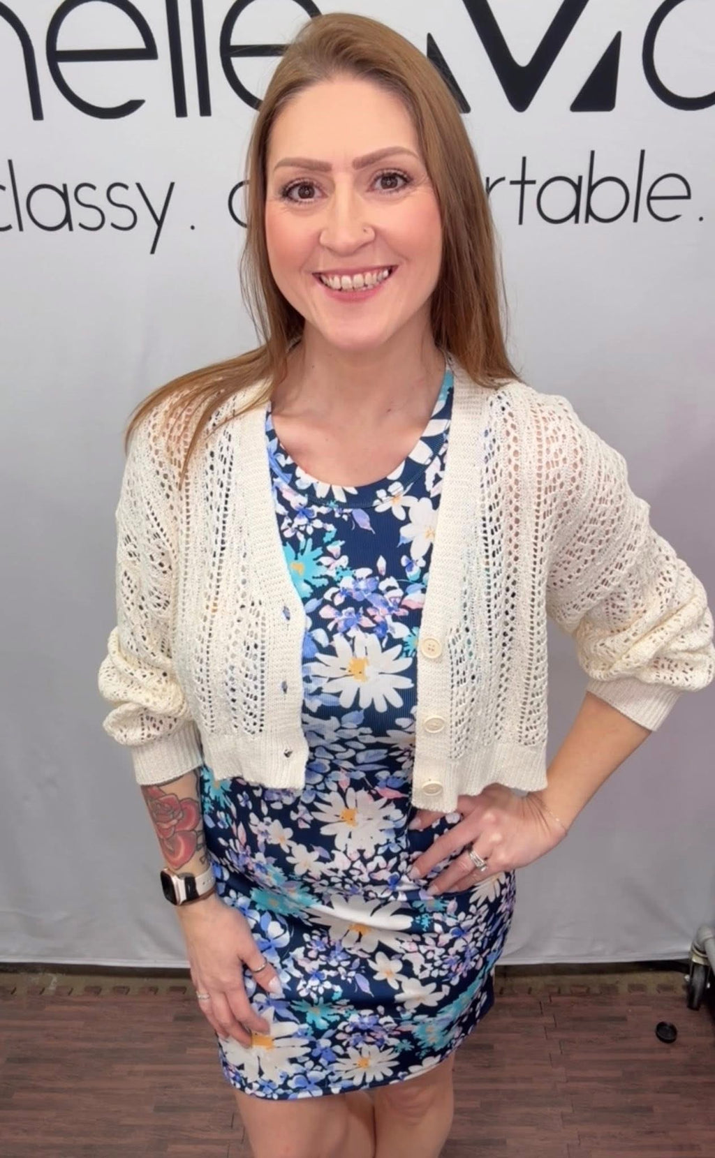 Mariah Ribbed Dress - Daisy Blues