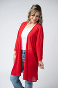 Ellie Cover-Up Kimono - Red