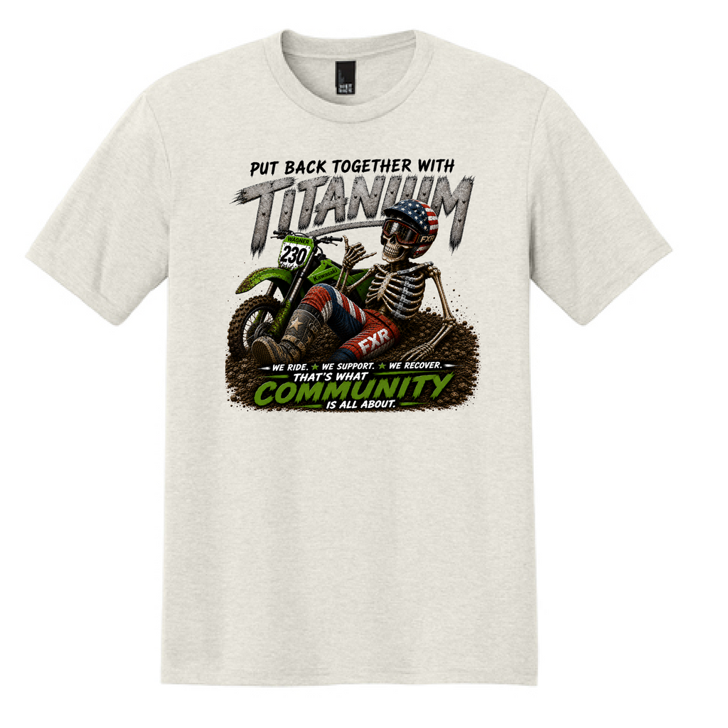 Held Together by Titanium Benefit Tee