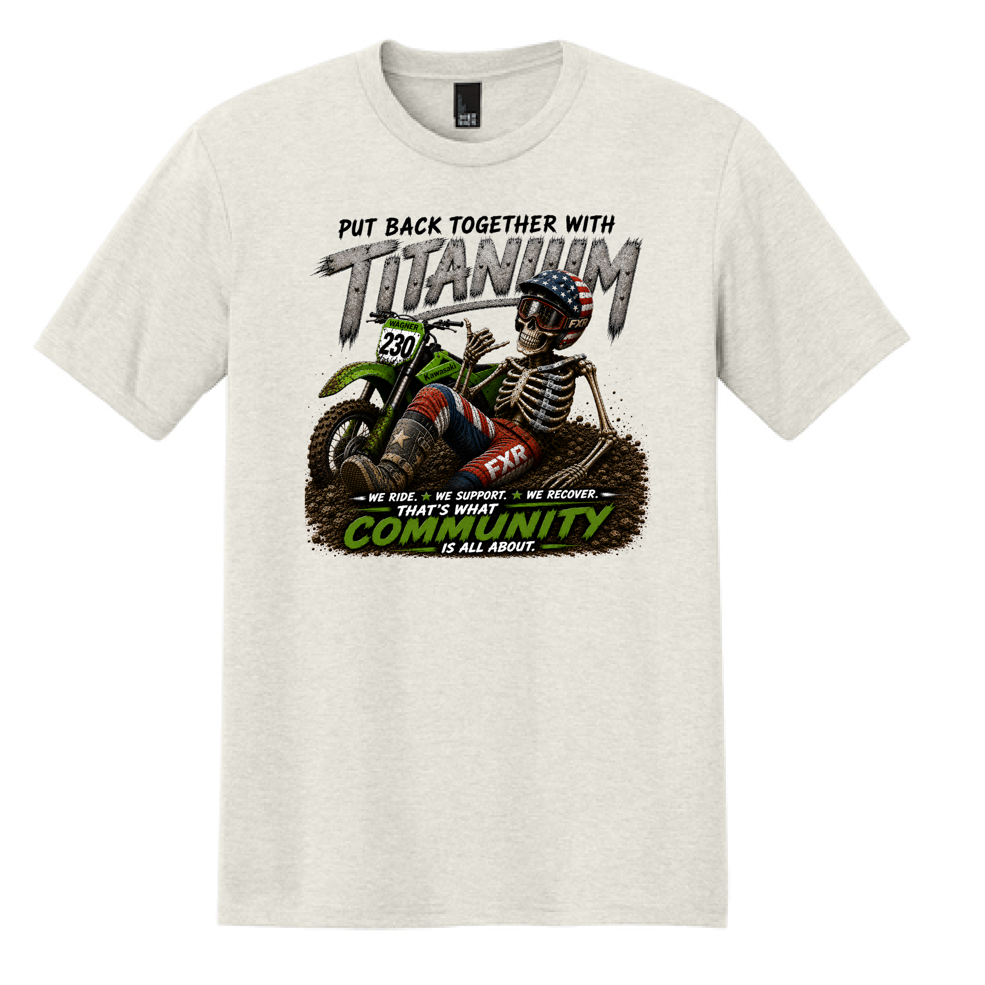 Held Together by Titanium Benefit Tee