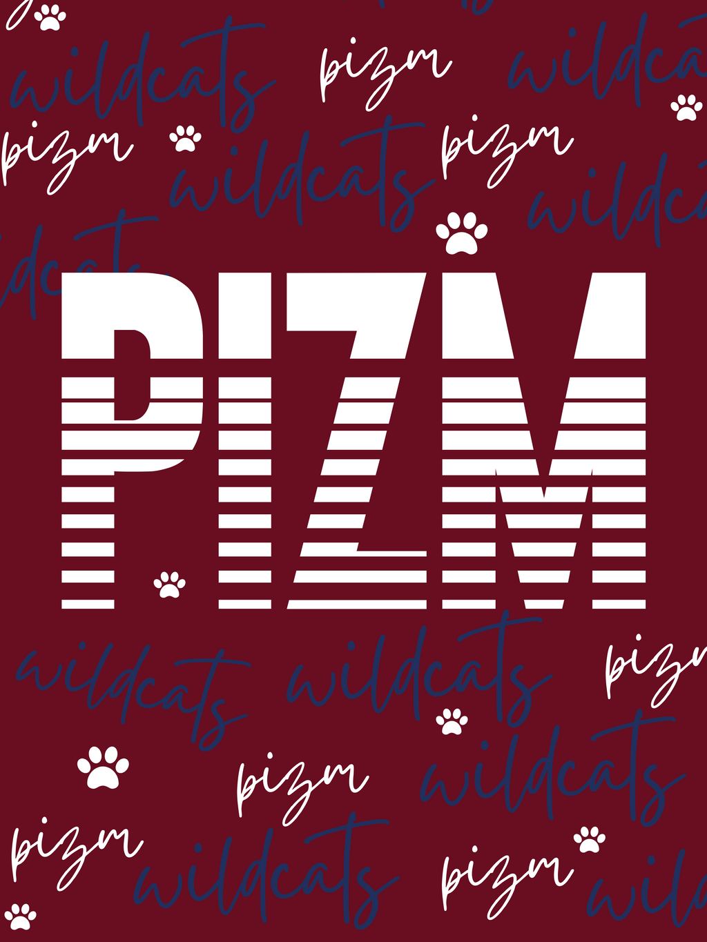 PIZM Wildcats Fleece Blanket