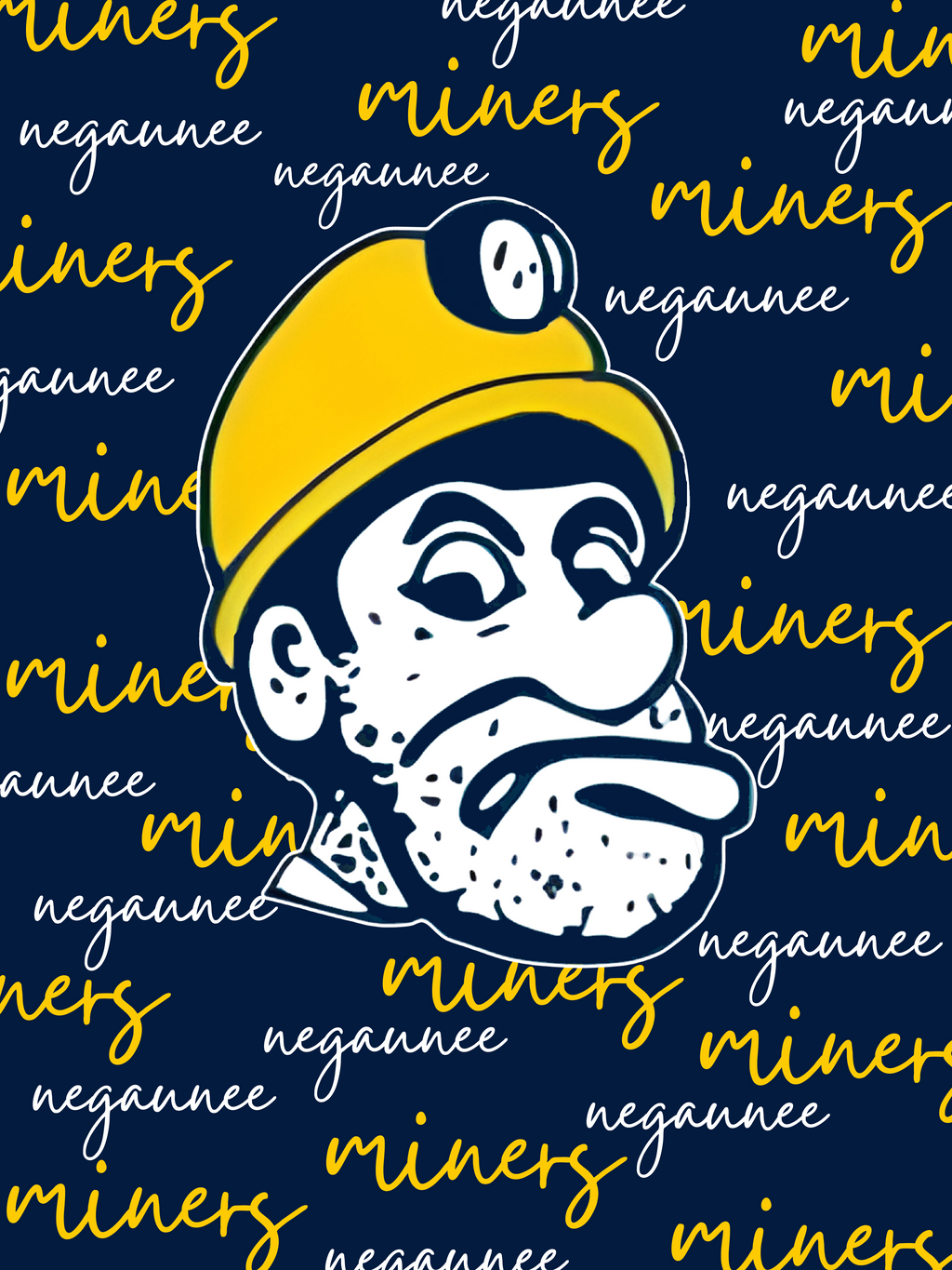 Negaunee Miners Retro Fleece Blanket