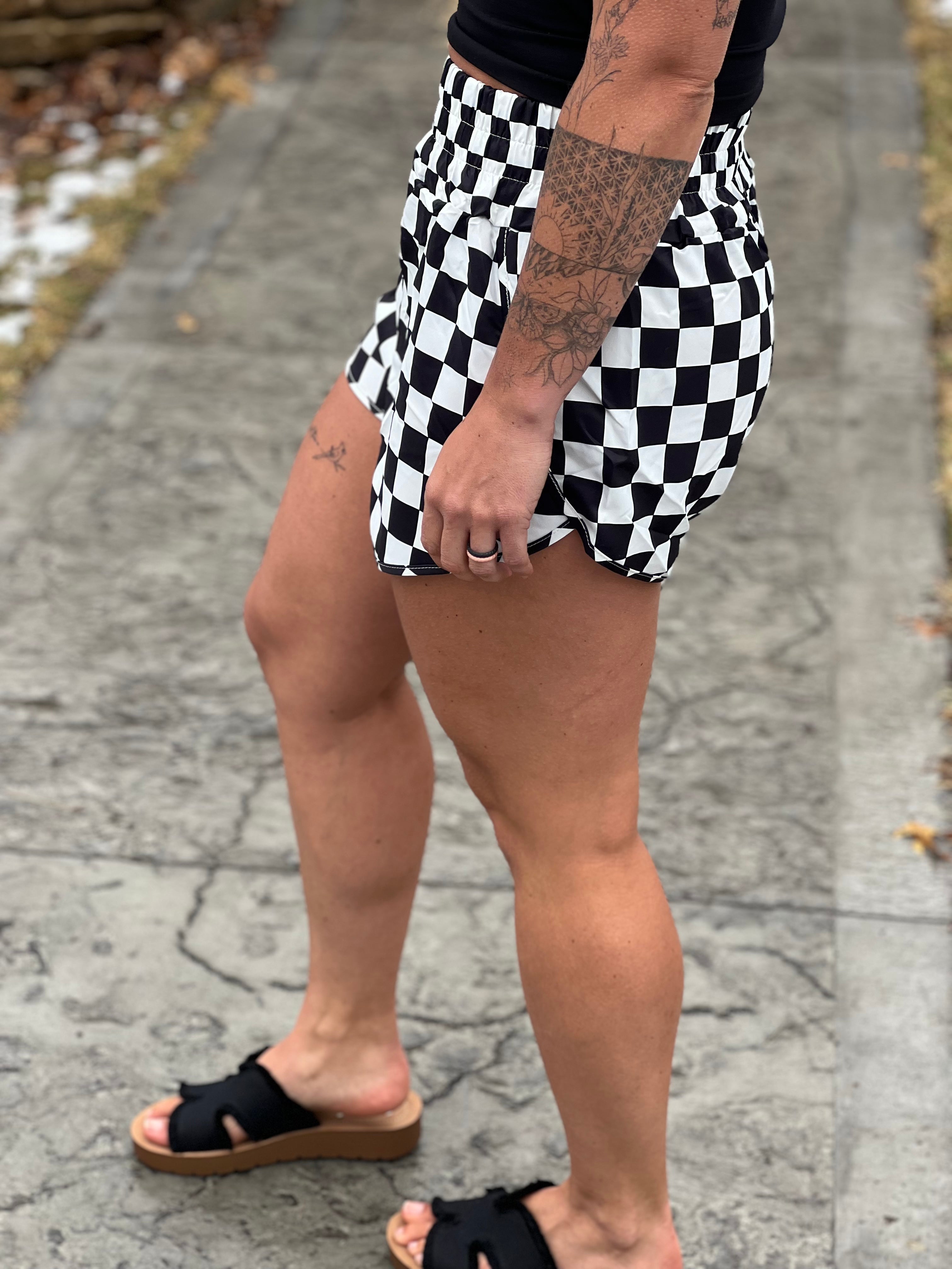 Indy Checkered Shorts FINAL SALE