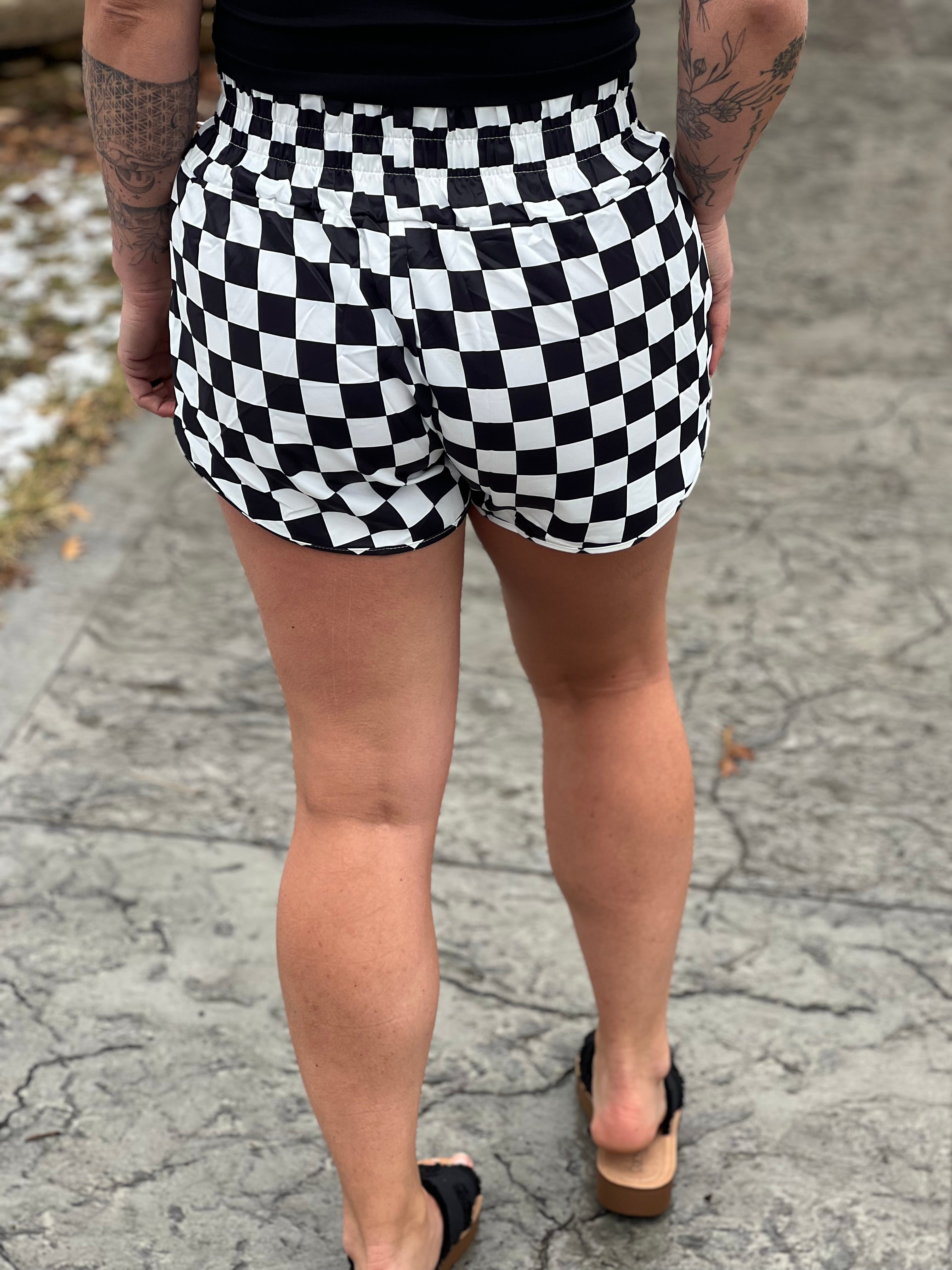 Indy Checkered Shorts FINAL SALE