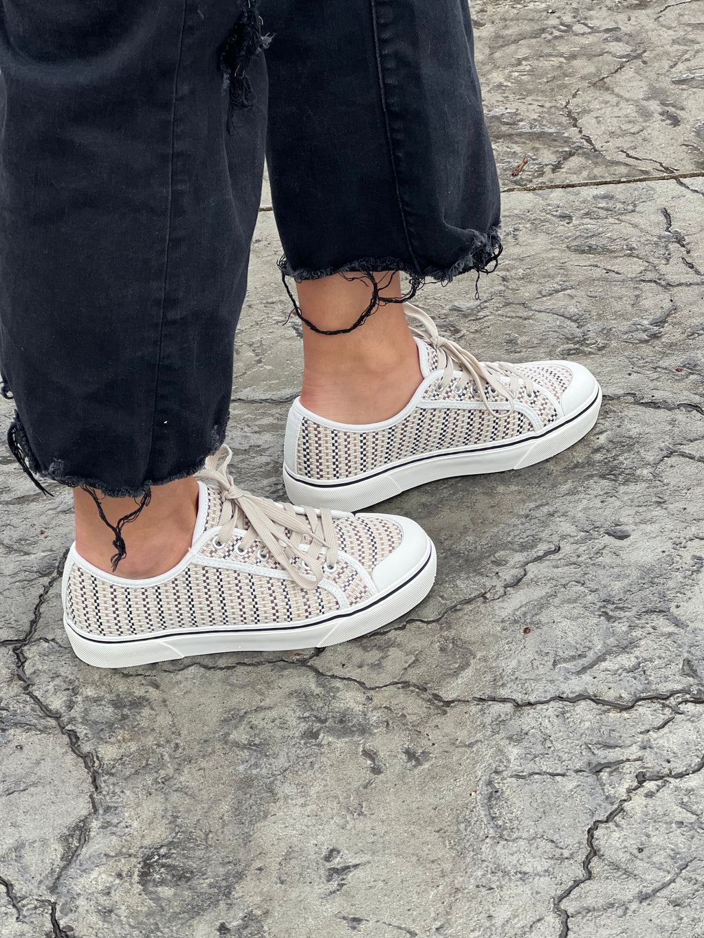 Corkys Waiting List Sneaker in Tan FINAL SALE