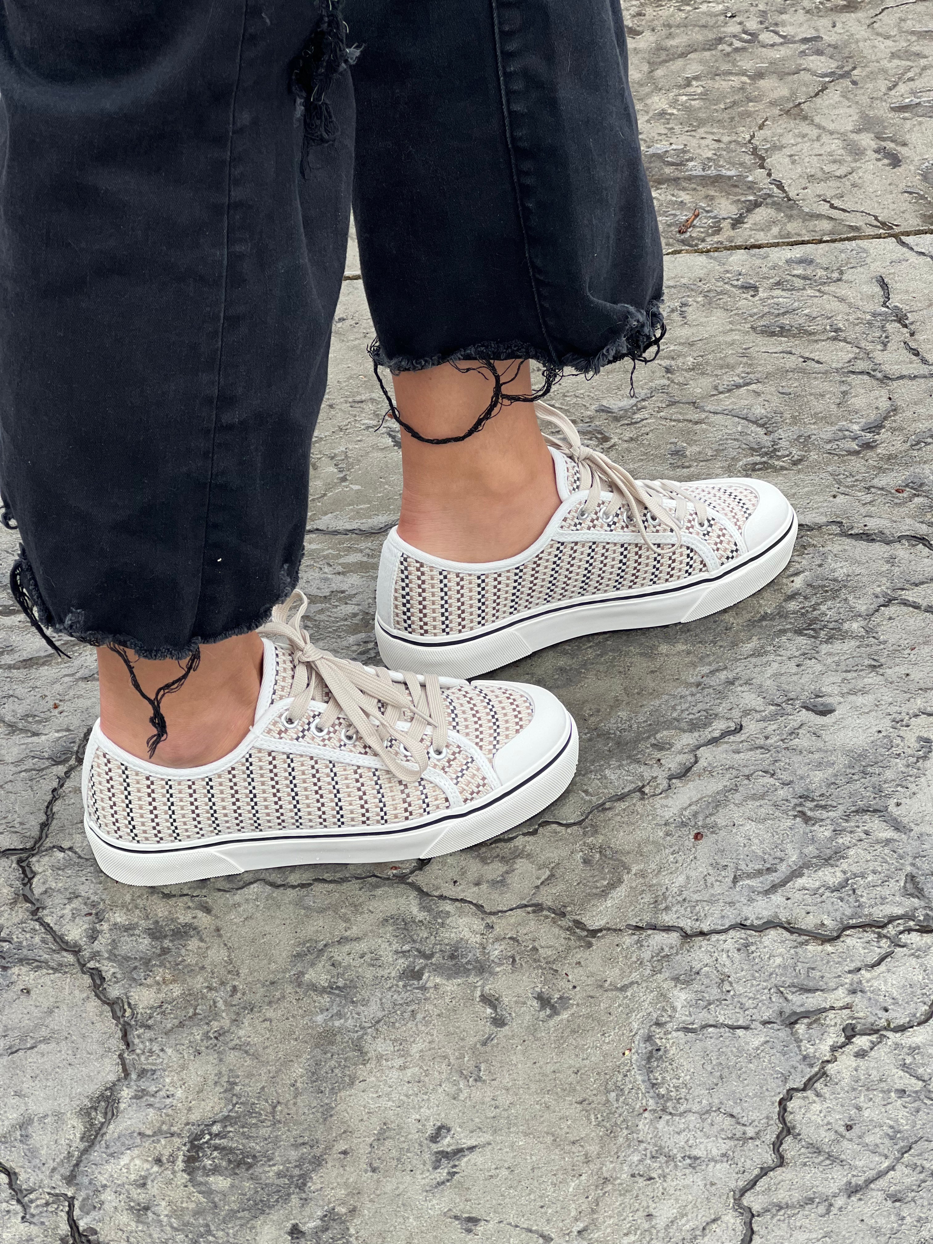 Corkys Waiting List Sneaker in Tan FINAL SALE