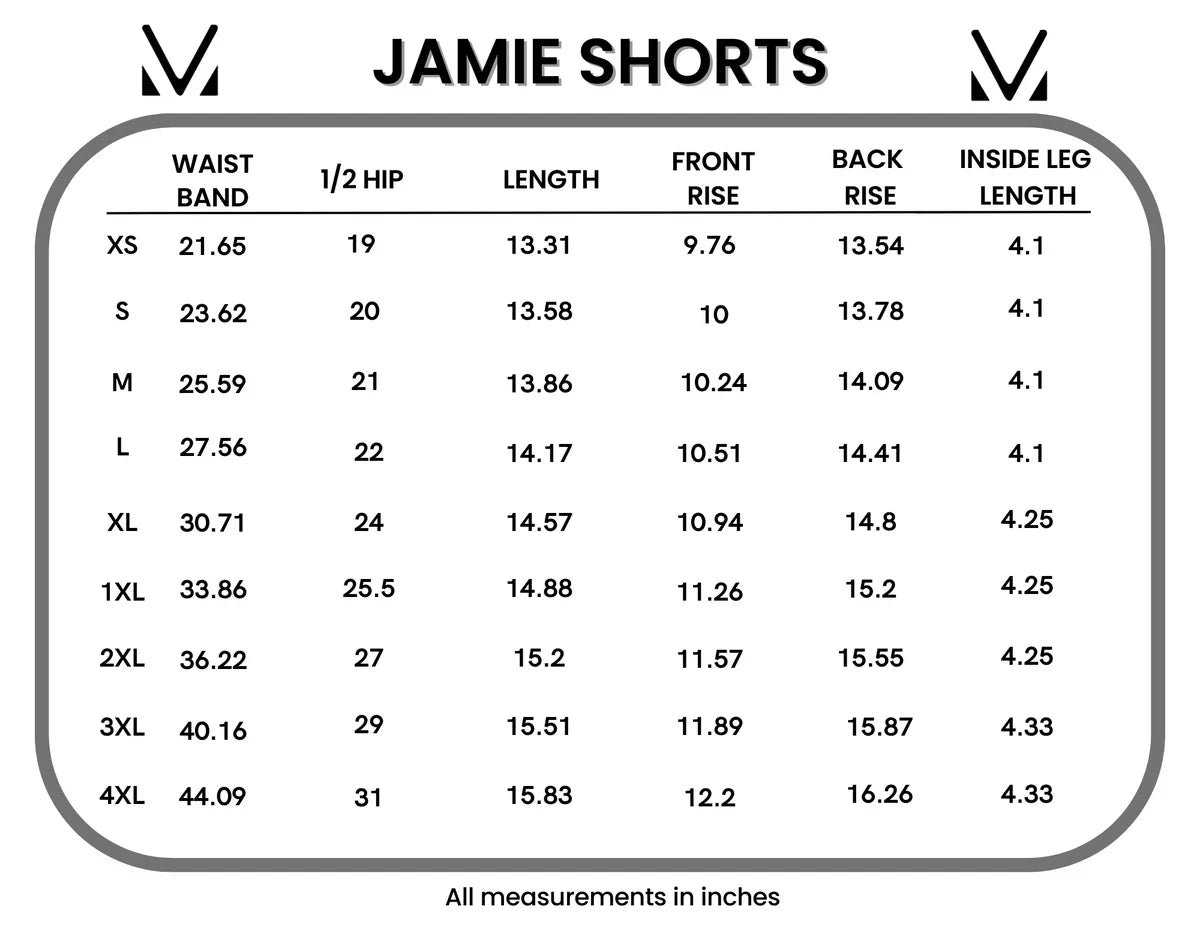 Jamie Shorts - Rainbow Stripes