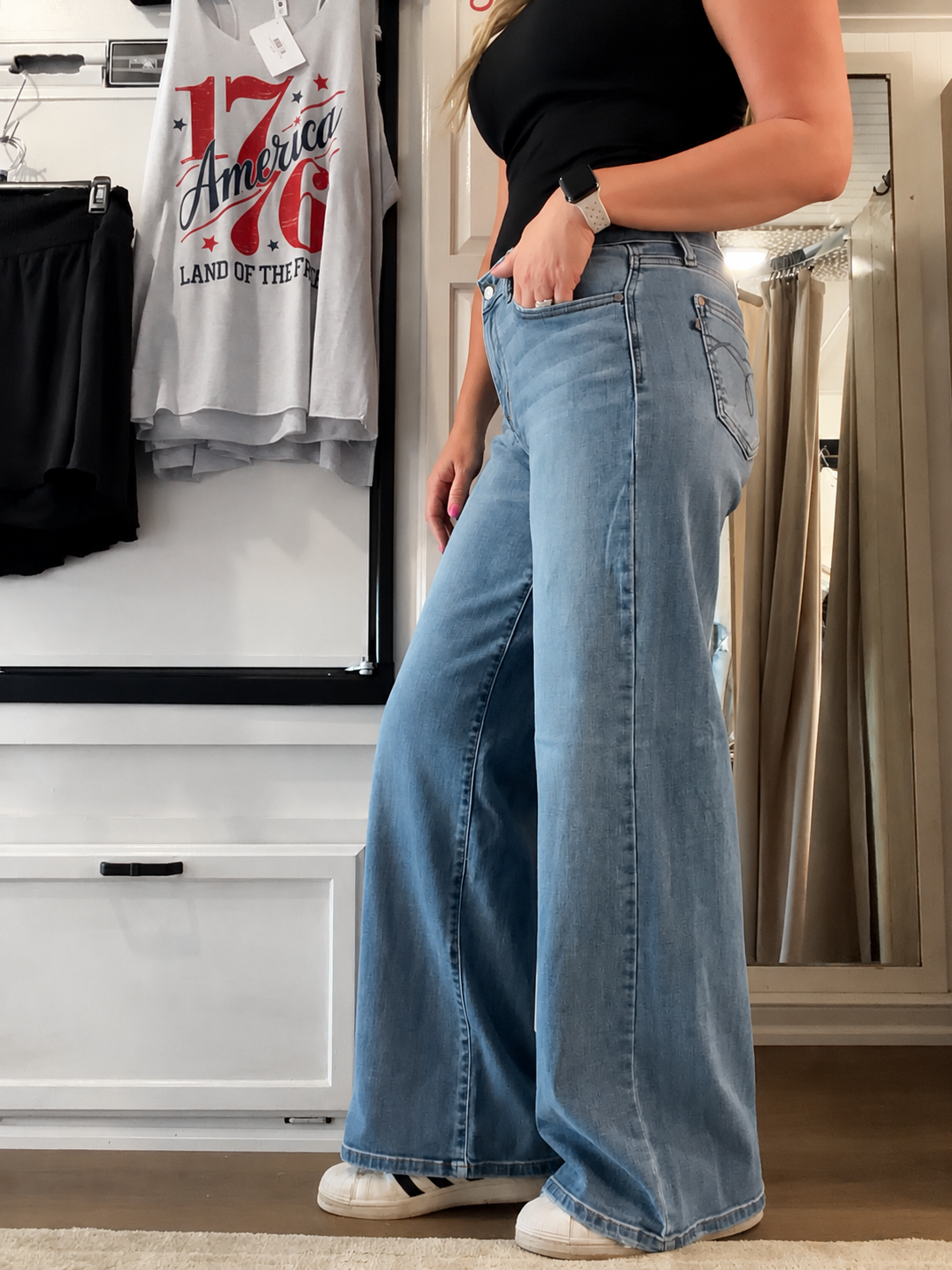 Kaci Wide Leg Jeans by Judy Blue