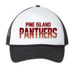 Load image into Gallery viewer, Black Pine Island Trucker Hat
