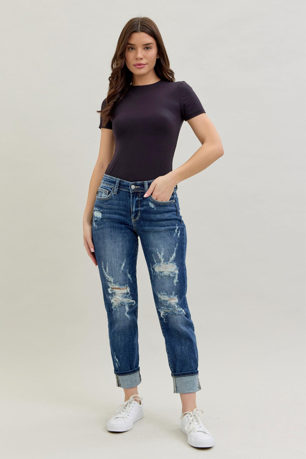 The Wren Boyfriend Jeans by Judy Blue