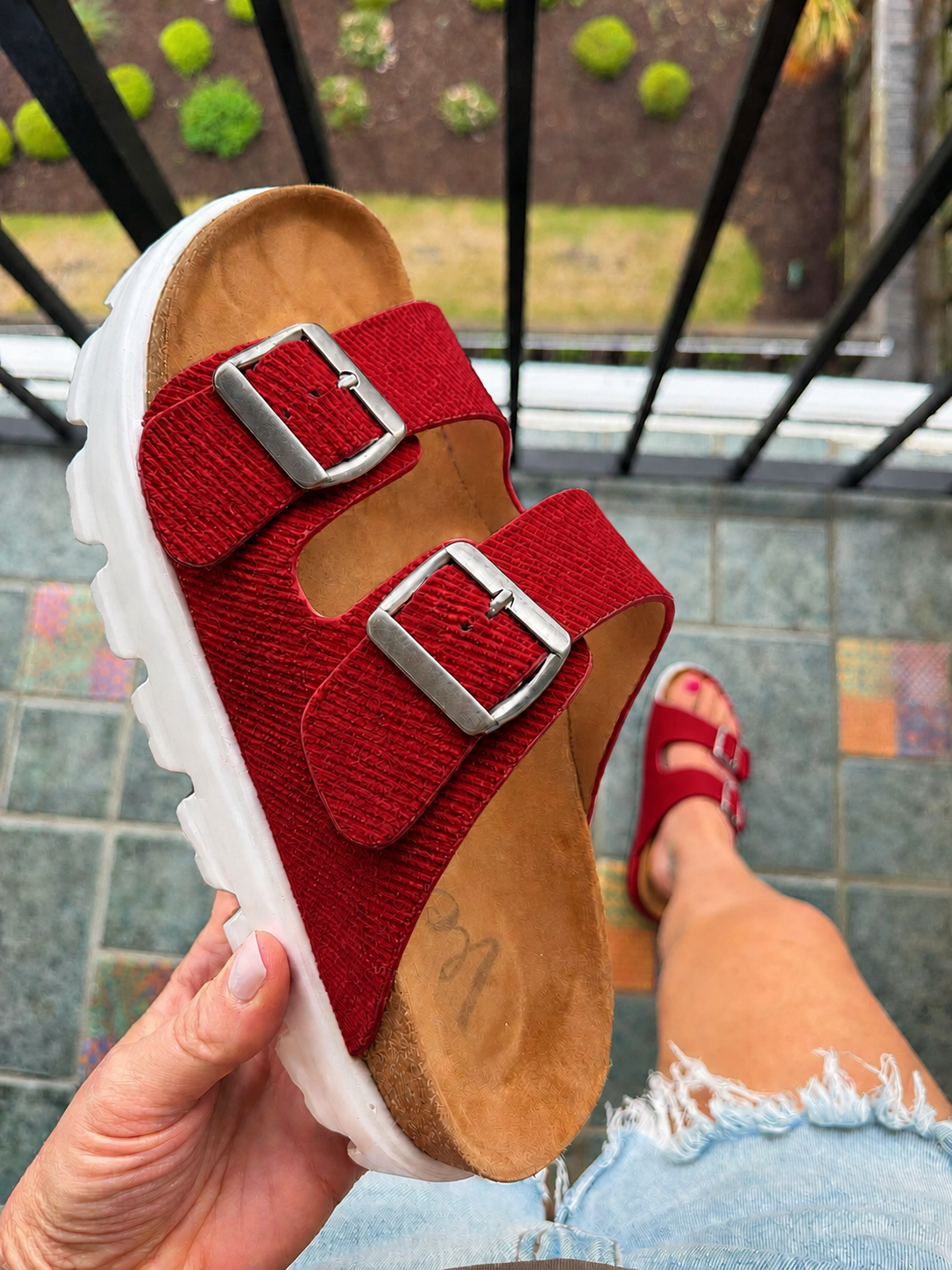 Jazmin Sandals by Very G in Red