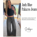 Silver Lining Palazzo Jeans by Judy Blue