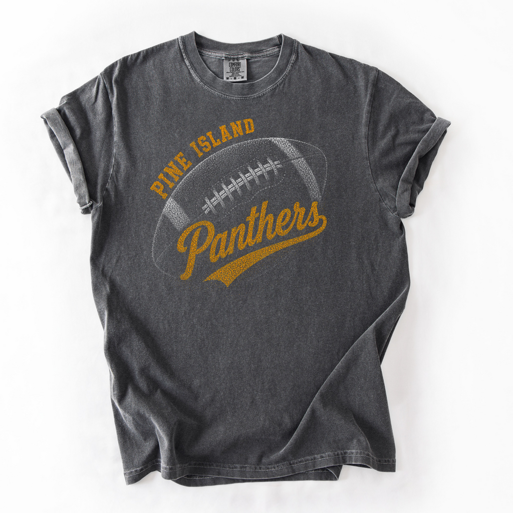 Vintage Pine Island Panther Football Tee