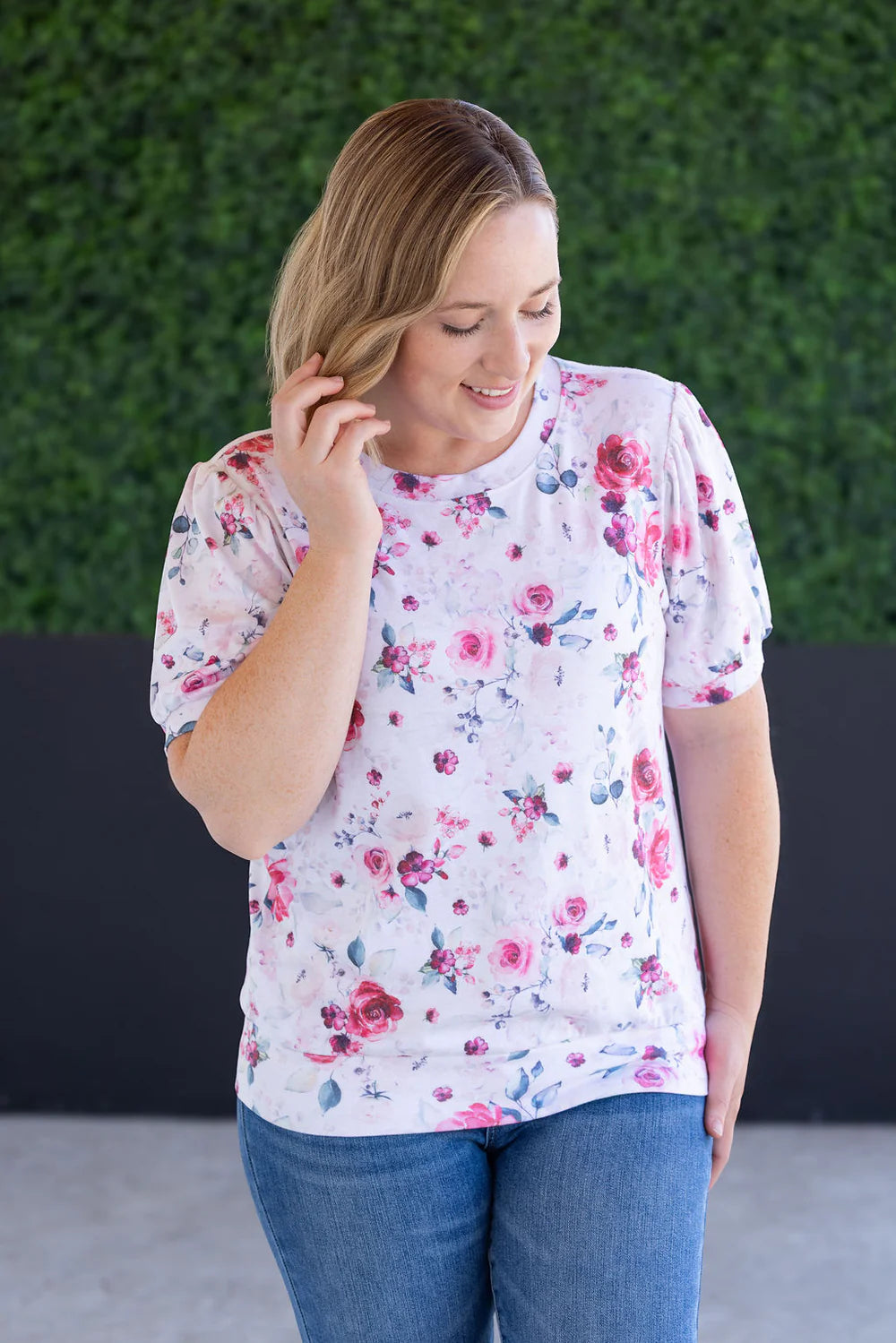 Katie Cozy Top - Pink Bloom