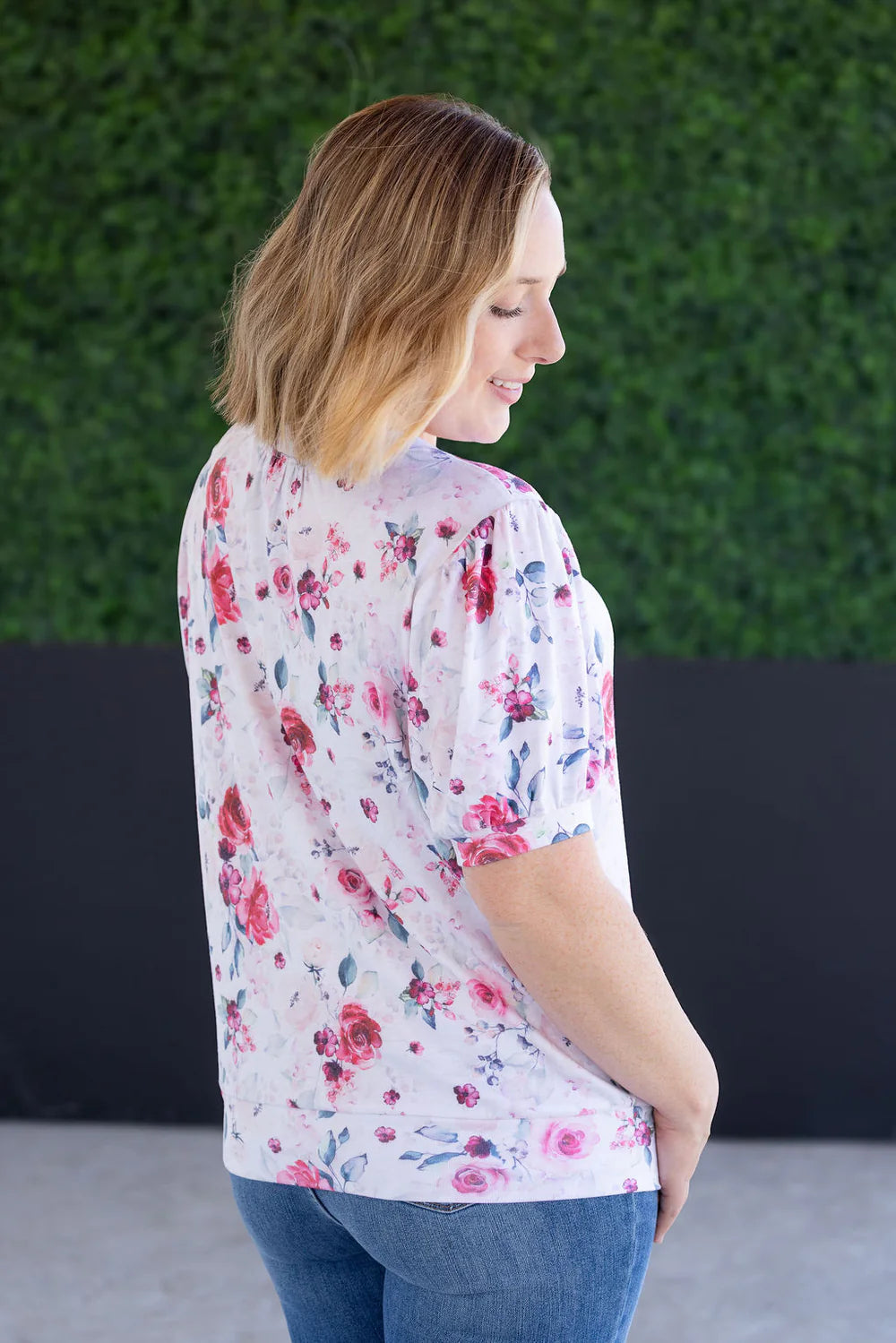 Katie Cozy Top - Pink Bloom