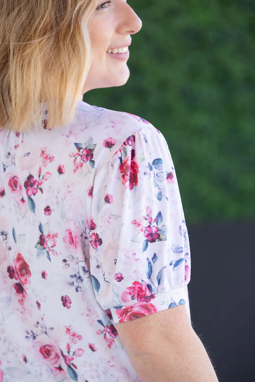 Katie Cozy Top - Pink Bloom