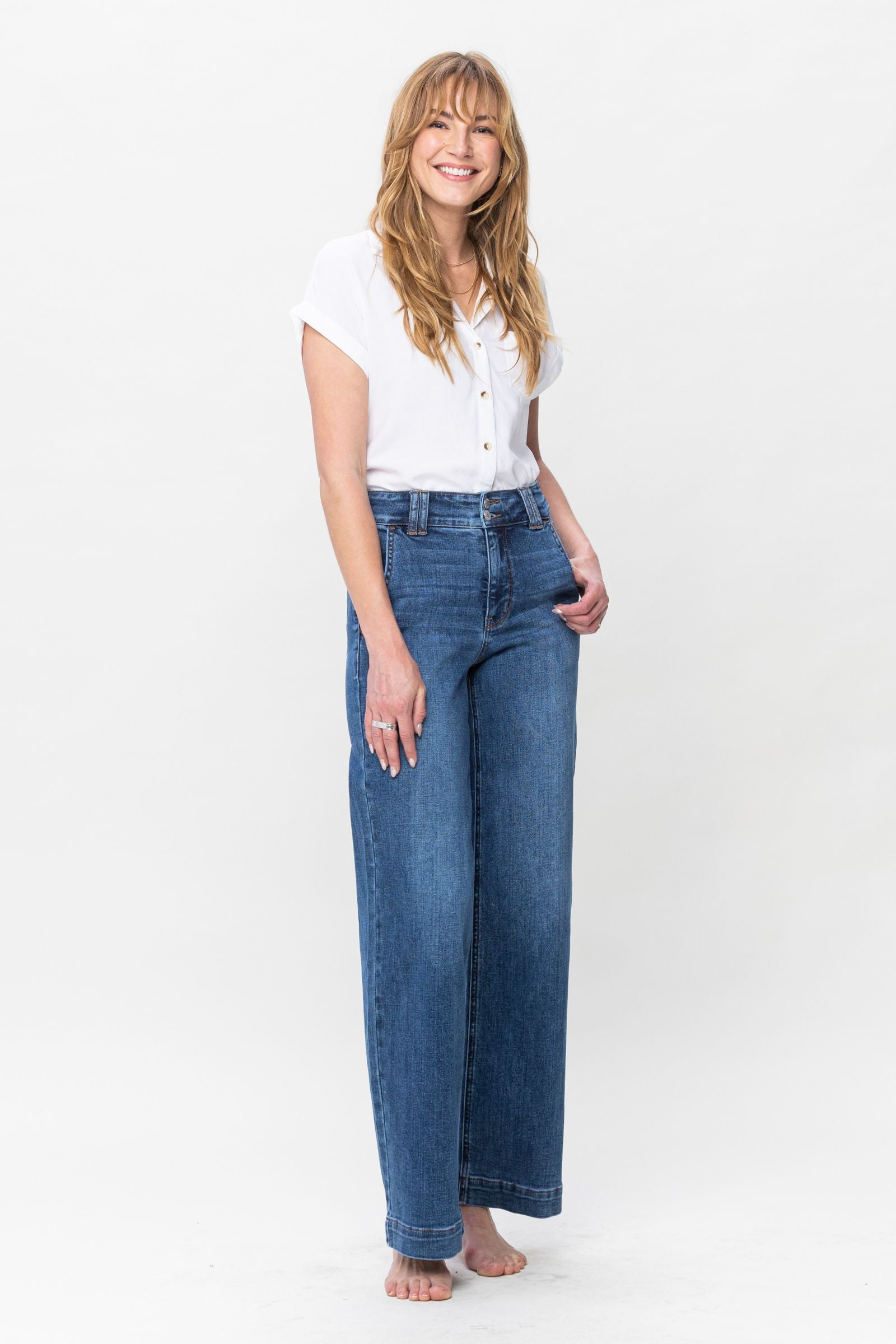 Best Seller Judy Blue Wide Leg Jeans