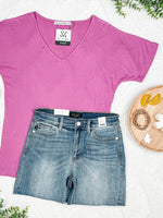 Load image into Gallery viewer, Chloe Cozy Tee - Magenta
