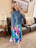 Frayed Hem Denim Jacket