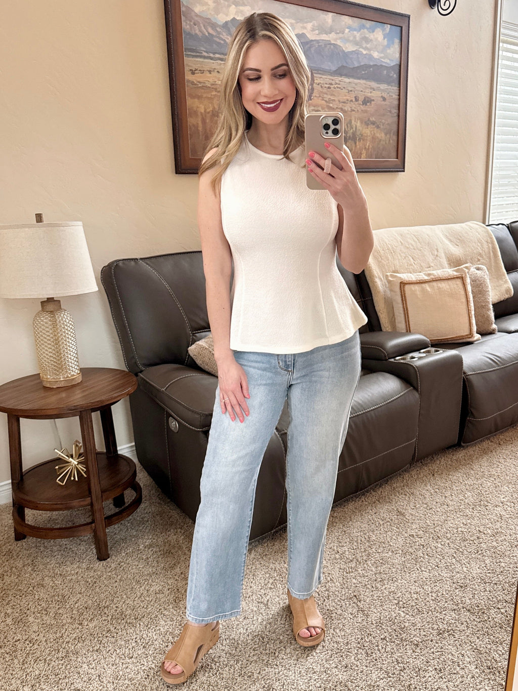 Light Wash Ankle Straight Judy Blue Jeans