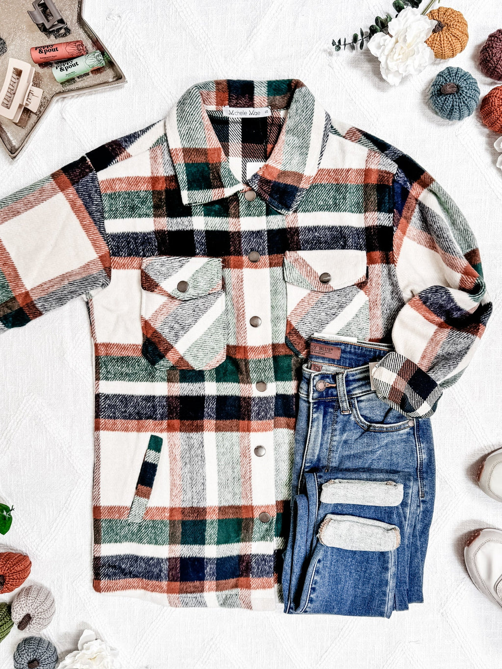 Norah Shacket - Harvest Plaid