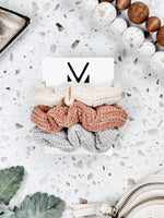 Load image into Gallery viewer, Chenille Scrunchie Trio
