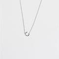Initial Necklace Silver