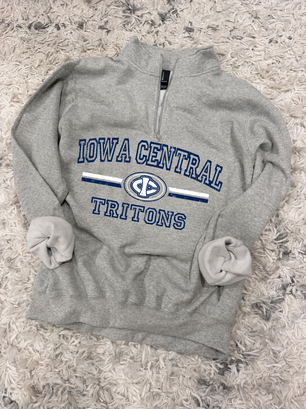 Iowa Central Tritons Quarter Zip Fleece