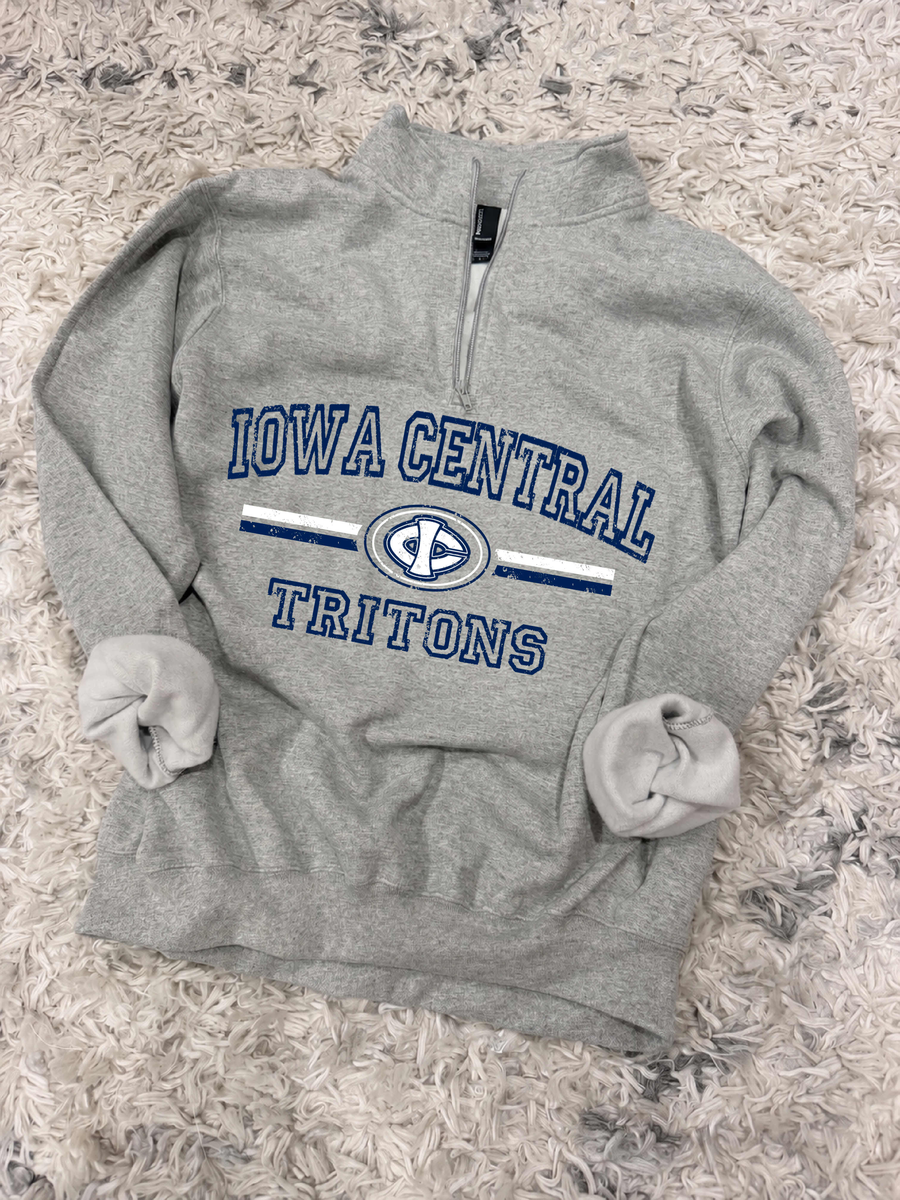 Iowa Central Tritons Quarter Zip Fleece