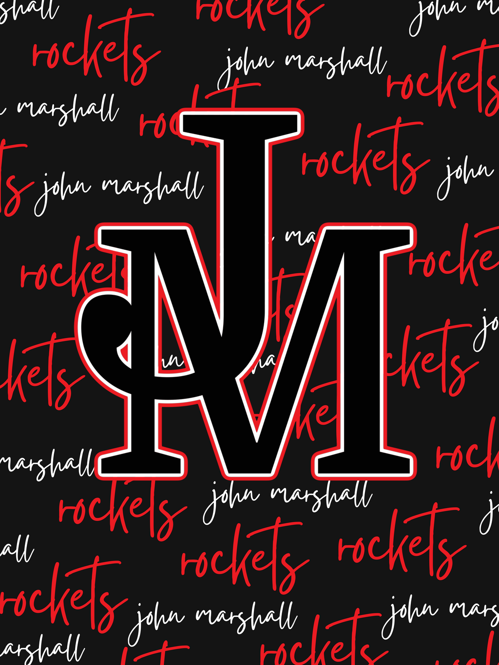 John Marshall Rockets Fleece Blanket