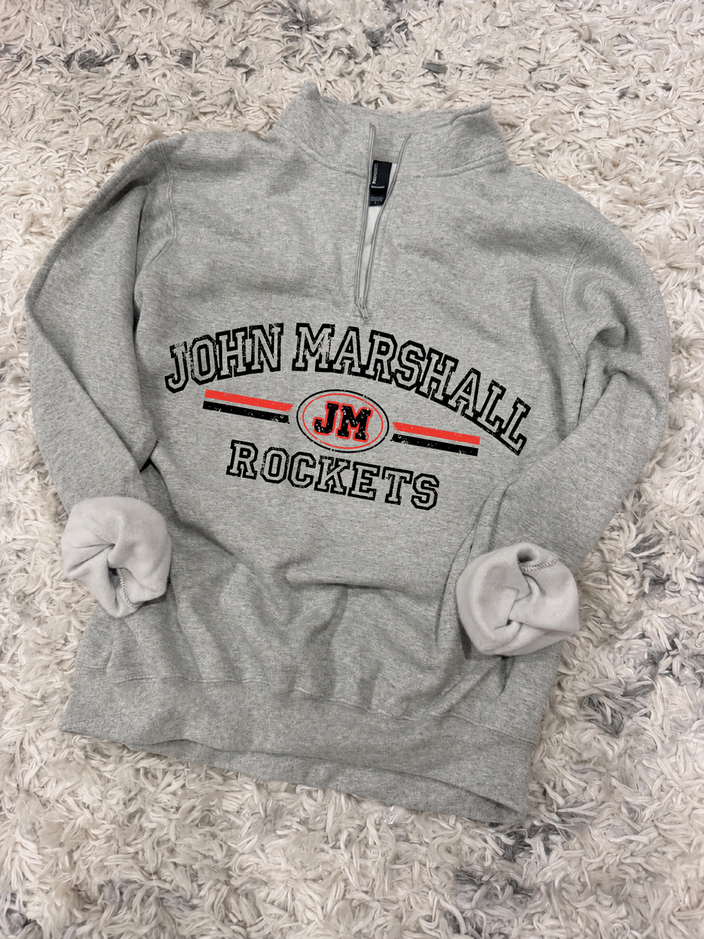John Marshall Rockets Quarter Zip Fleece