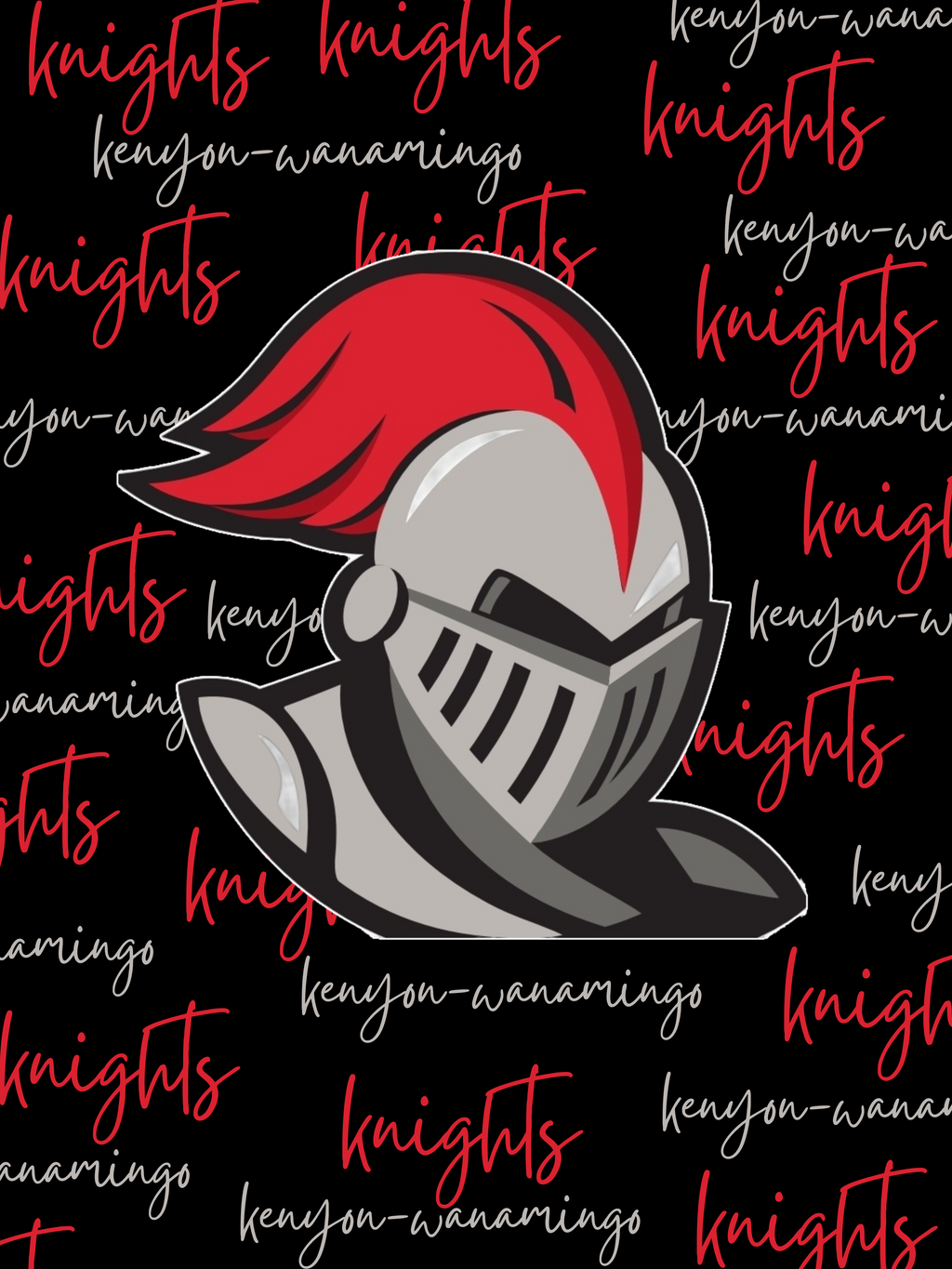 Kenyon Wanamingo Knights Fleece Blanket