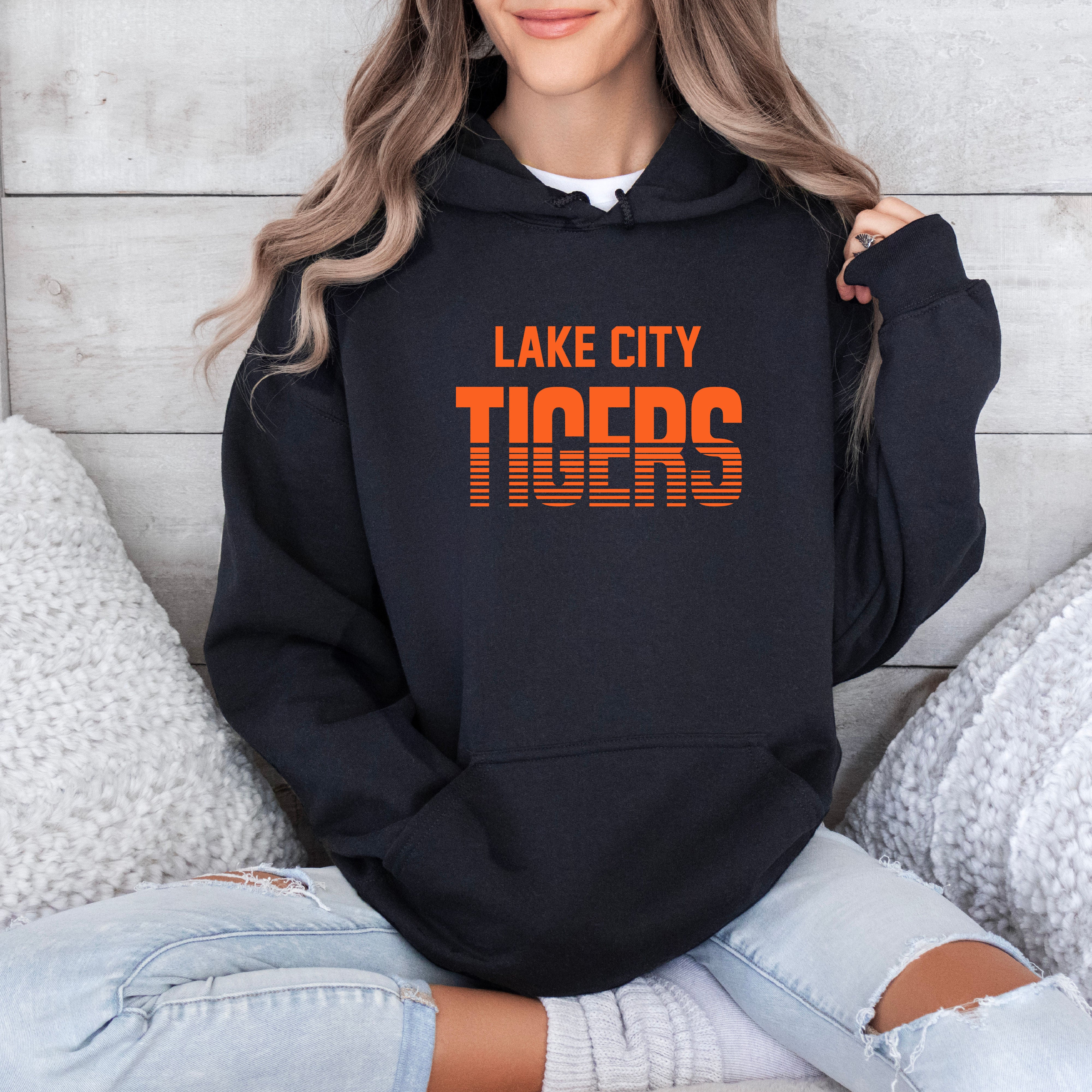 Lake City Tigers Slice Hoodie, Pullover, or Tee