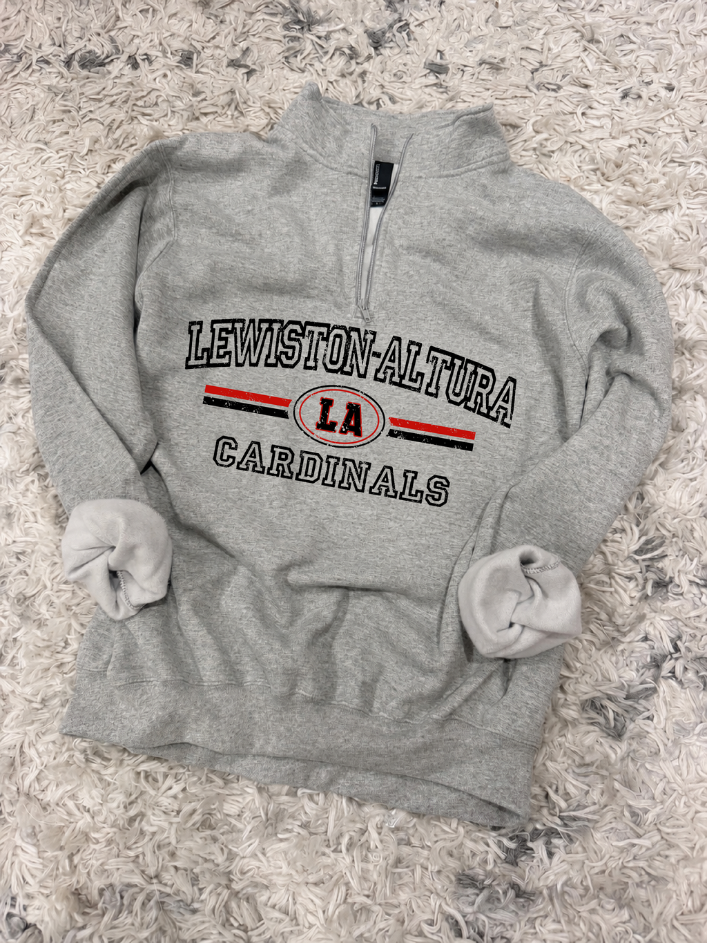 Lewiston Altura Cardinals Quarter Zip Fleece