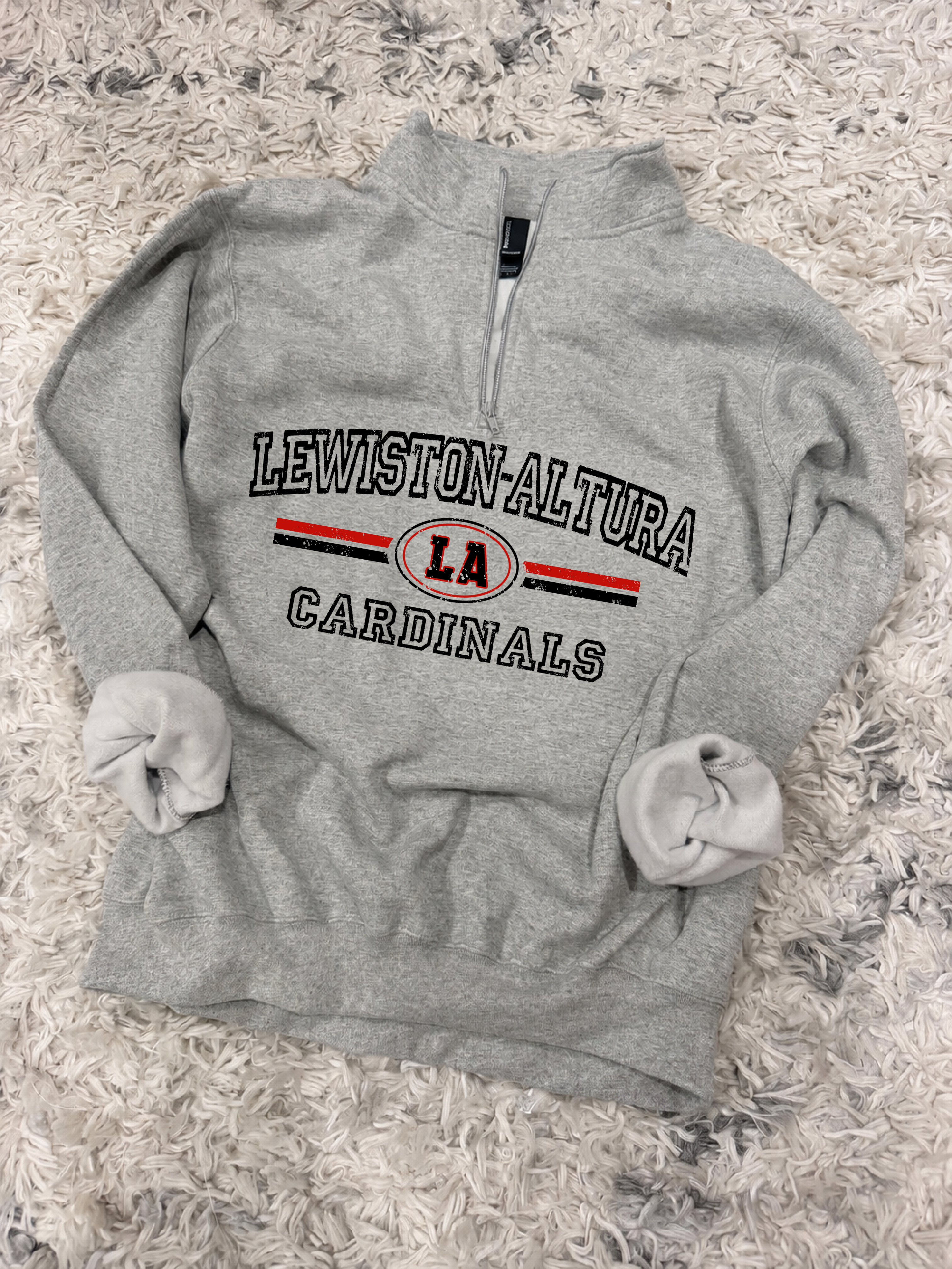 Lewiston Altura Cardinals Quarter Zip Fleece