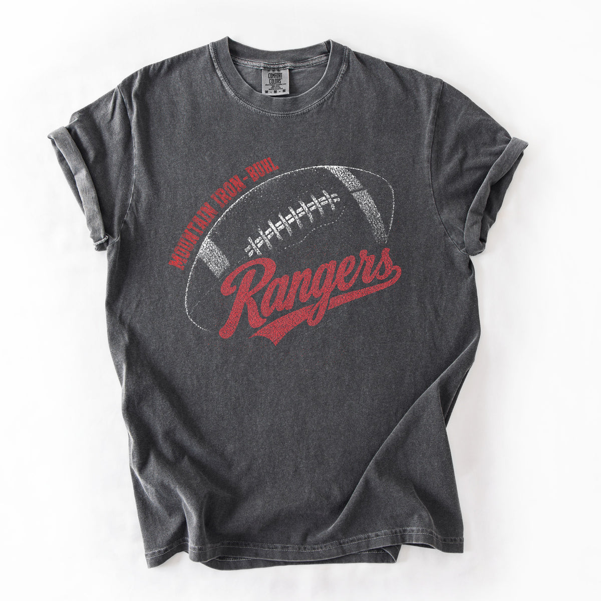 Vintage Mountain Iron-Buhl Football Tee