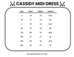 Load image into Gallery viewer, Cassidy Midi Dress - Blue Floral Mix
