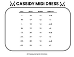 Load image into Gallery viewer, Cassidy Midi Dress - Navy Mix
