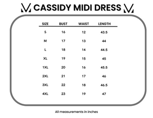 Cassidy Midi Dress - Navy Mix