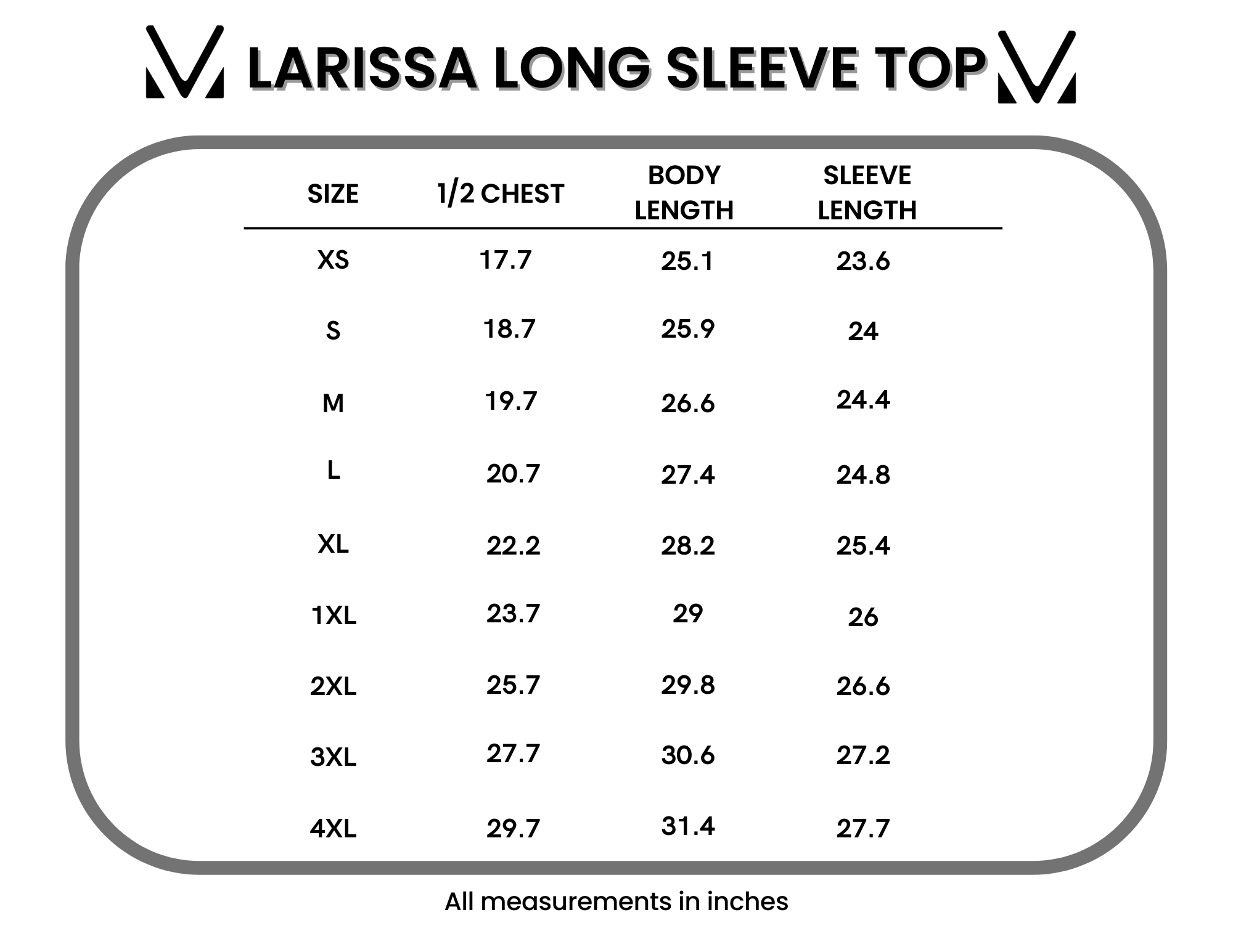 **Larissa Long Sleeve - White