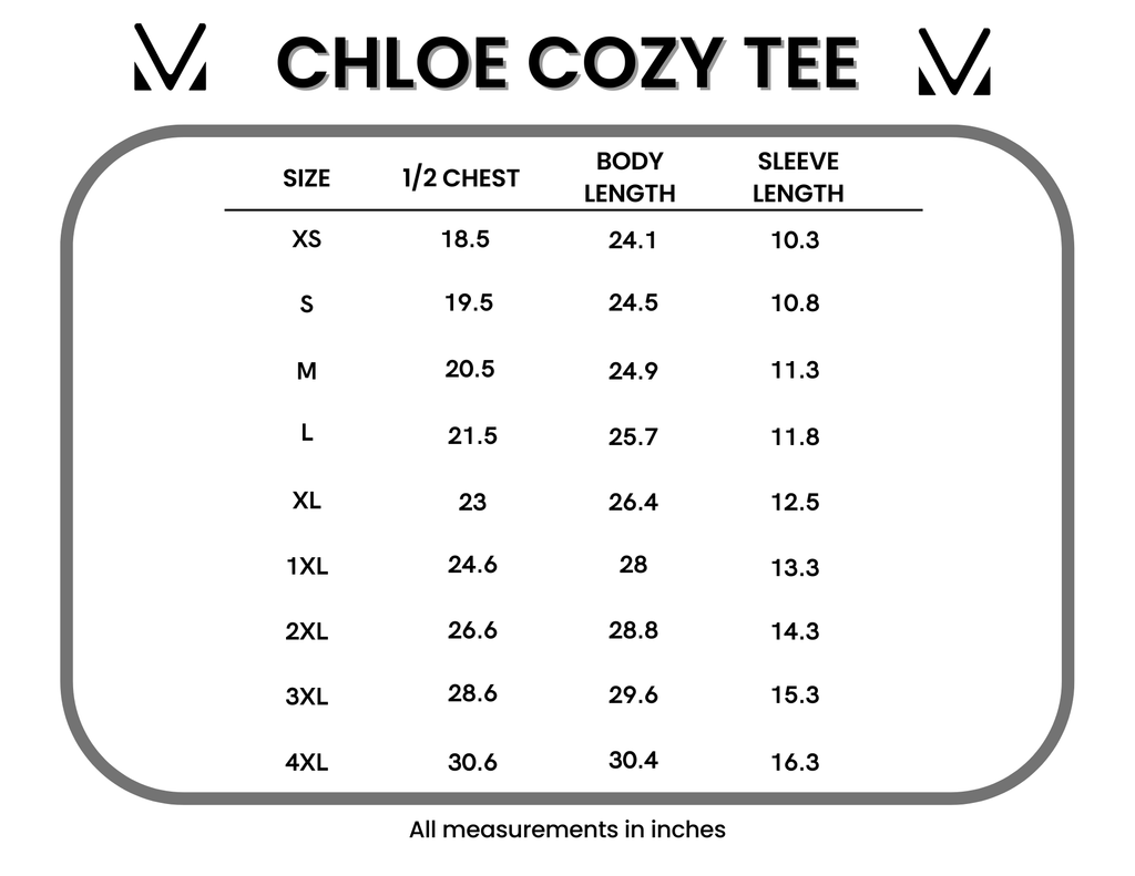 Chloe Cozy Tee - Sun Kissed Coral