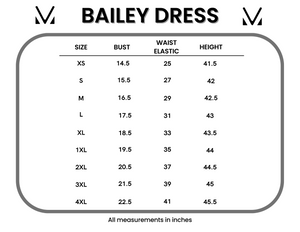 Bailey Dress - Black Floral