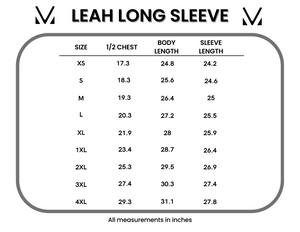 Leah Long Sleeve Top - Charcoal