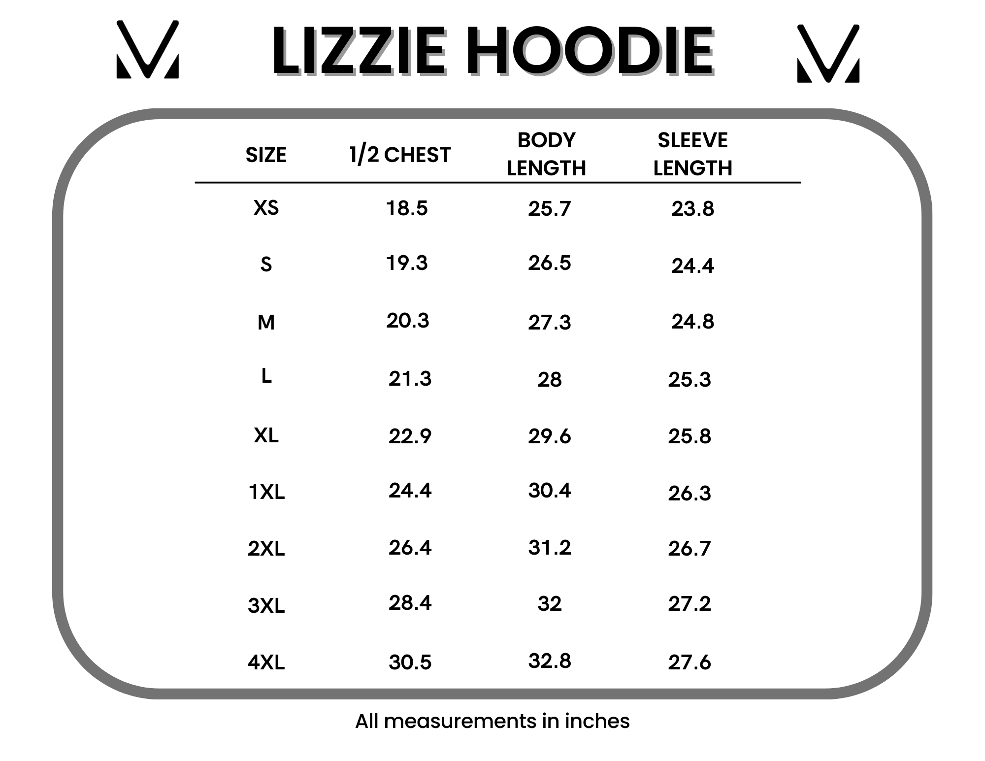Lizzie Hoodie - Monochrome