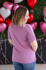 Load image into Gallery viewer, Bamboo V Neck Tee - Pink
